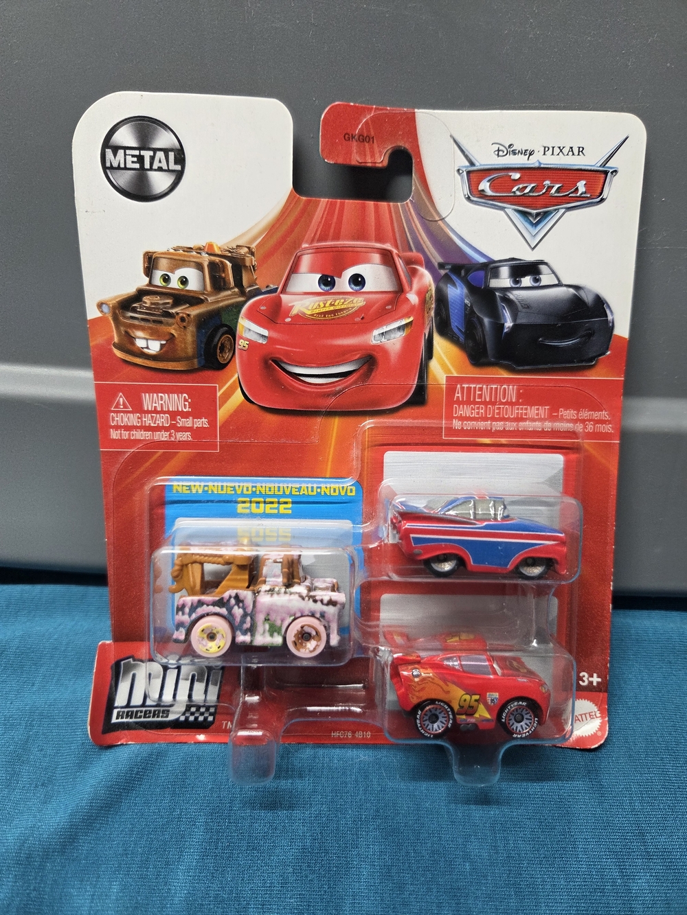 Rare 2021 Disney Pixar Cars Mini Racers 3 Pack Soapy Mater